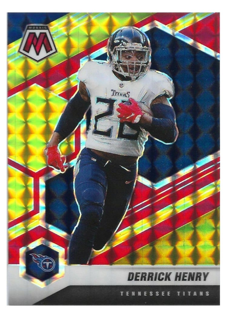 2021 Panini Mosaic Base Set Derrick Henry #196 card