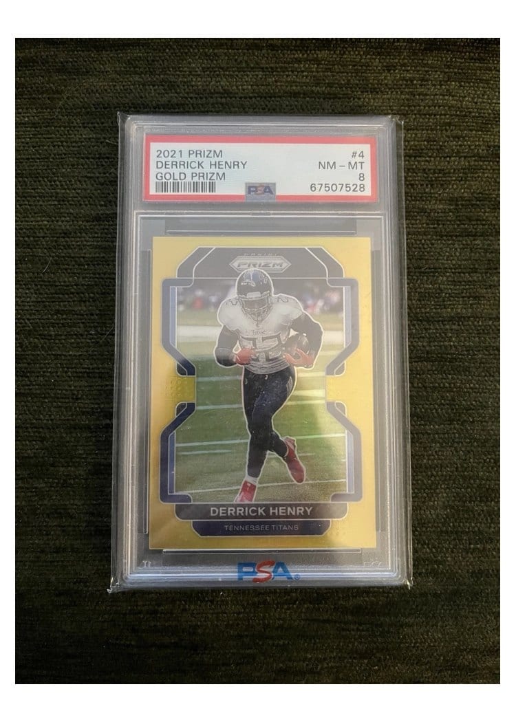 2021 Panini Prizm Base Set Derrick Henry #4 card