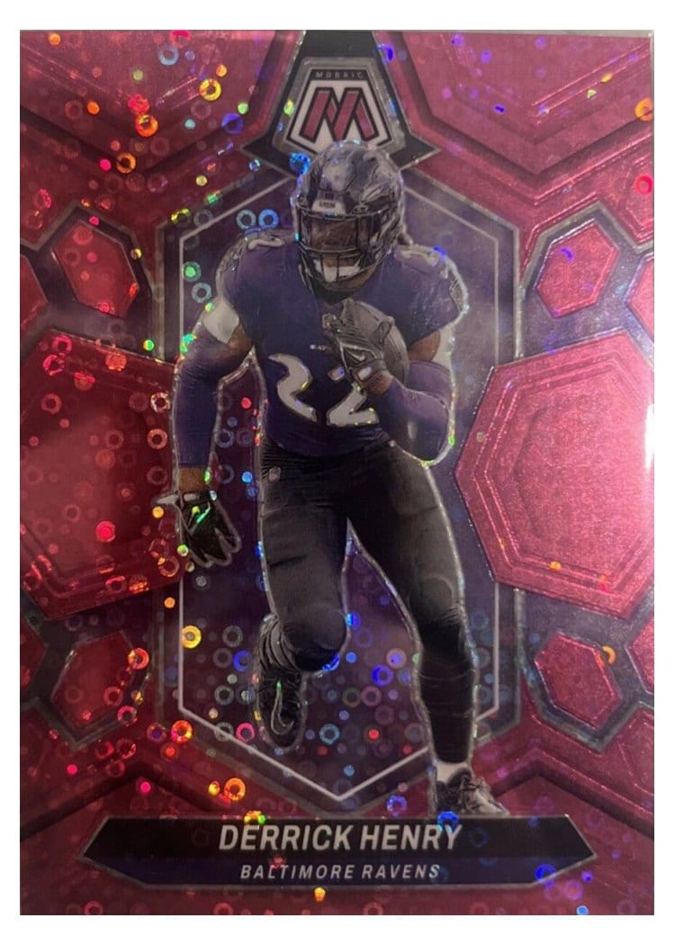 2024 Panini Mosaic Base Set Derrick Henry No Huddle Pink #16 card
