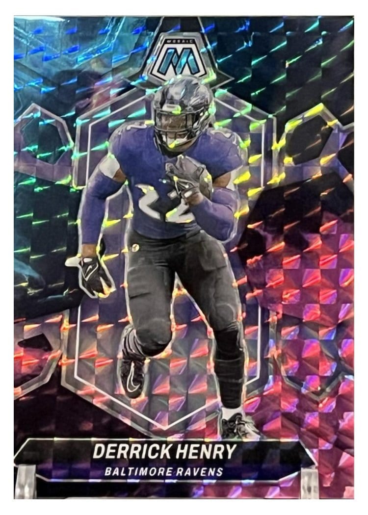 2024 Panini Mosaic Base Set Derrick Henry Nebula Choice #16 card