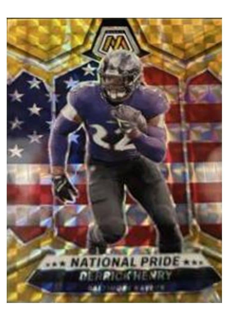 2024 Panini Mosaic Base Set Derrick Henry Gold #257 card