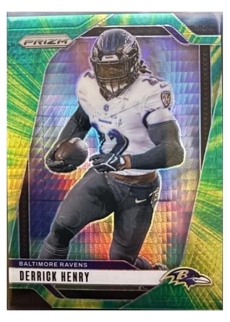 2024 Panini Prizm Base Set Derrick Henry Green #20 card