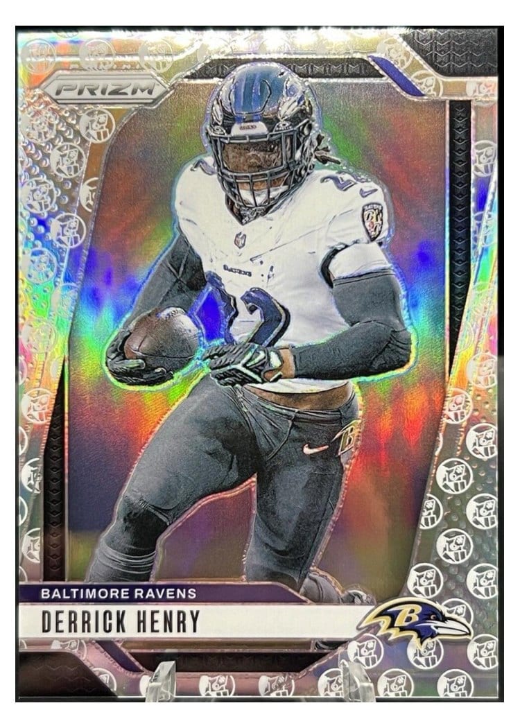 2024 Panini Prizm Base Set Derrick Henry White Knight #20 card