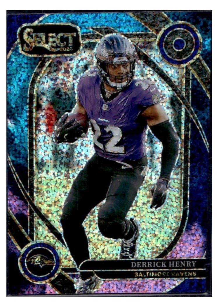 2024 Panini Select Base Set Derrick Henry Cosmic Prizm #249 card