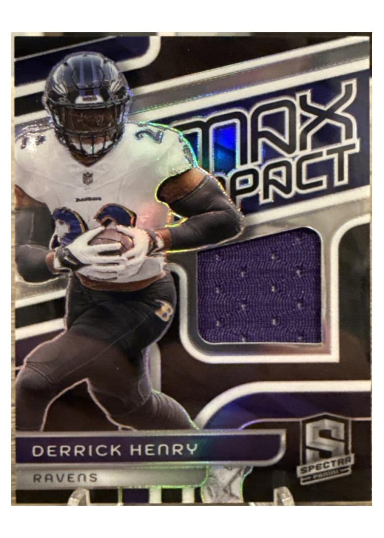 2024 Panini Spectra Max Impact Relics Derrick Henry #MI-DHY card