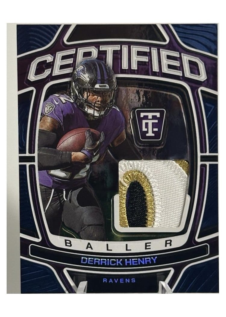 2024 Panini Totally Certified Certified Baller Derrick Henry #22 card