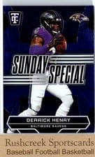 2024 Panini Totally Certified Sunday Special Derrick Henry #12 card