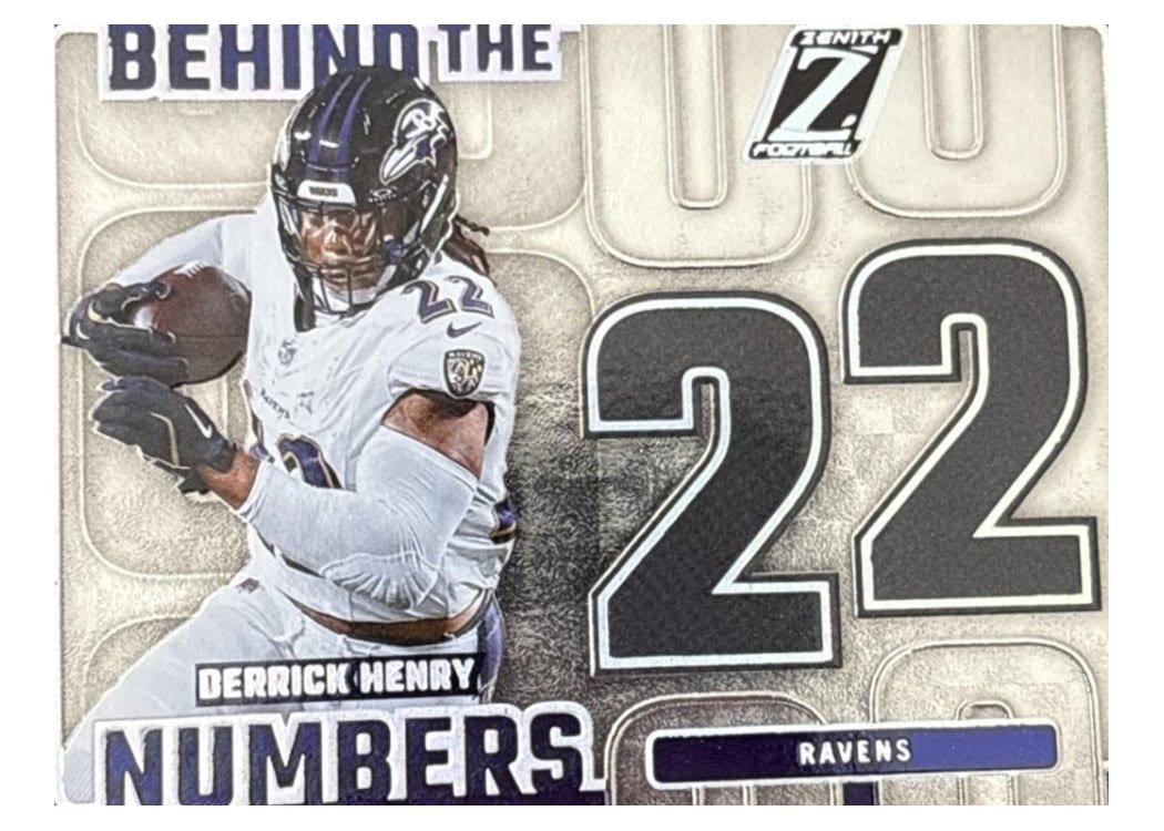 2024 Panini Zenith Behind The Numbers Derrick Henry #23 card