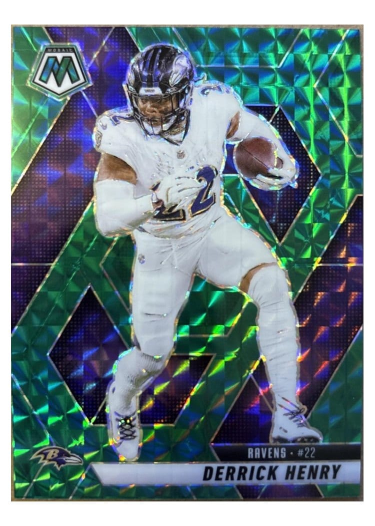 2025 Panini Mosaic Base Set Derrick Henry Green #67 card