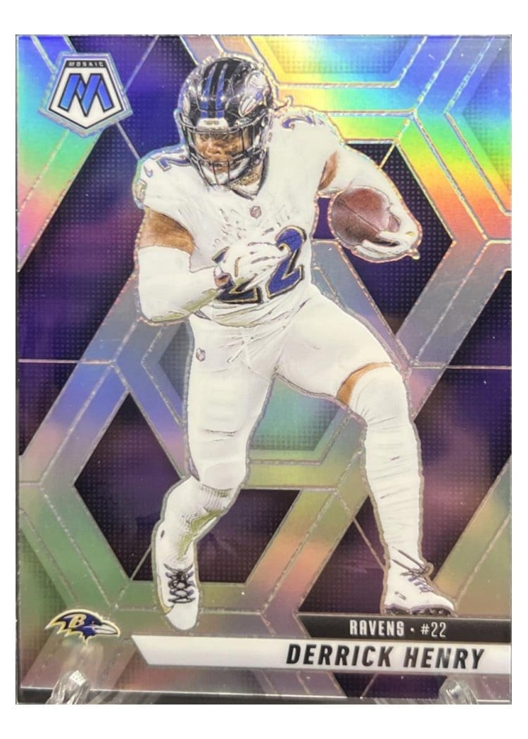 2025 Panini Mosaic Base Set Derrick Henry Silver #67 card