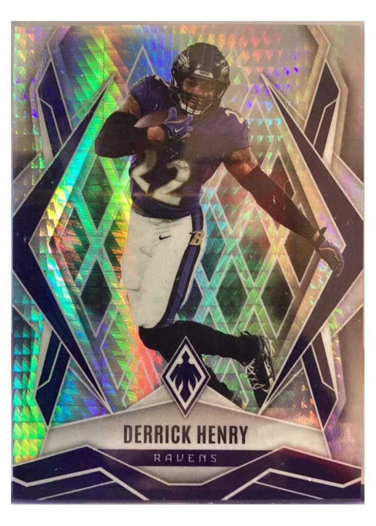 2025 Panini Phoenix Base Set Derrick Henry Silver Hyper #10 card