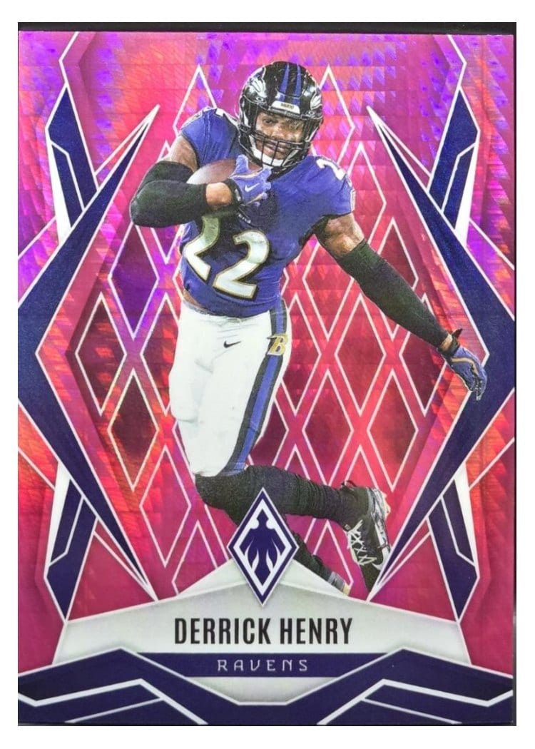 2025 Panini Phoenix Base Set Derrick Henry Pink Hyper #10 card