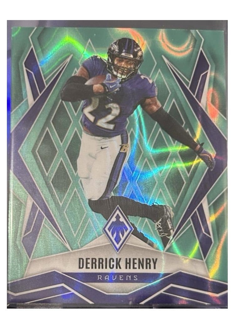 2025 Panini Phoenix Base Set Derrick Henry Teal Lava #10 card
