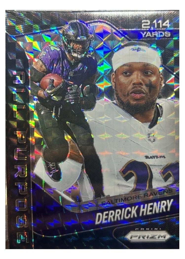 2025 Panini Prizm Base Set Derrick Henry #168 card