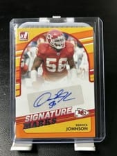 2021 Donruss Signature Marks Derrick Johnson #SM27 card