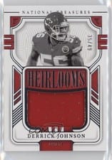 2022 Panini National Treasures Heirlooms Derrick Johnson #HEI-DJO card