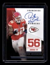 2022 Score Franchise Numbers Derrick Johnson #FN-DJ card