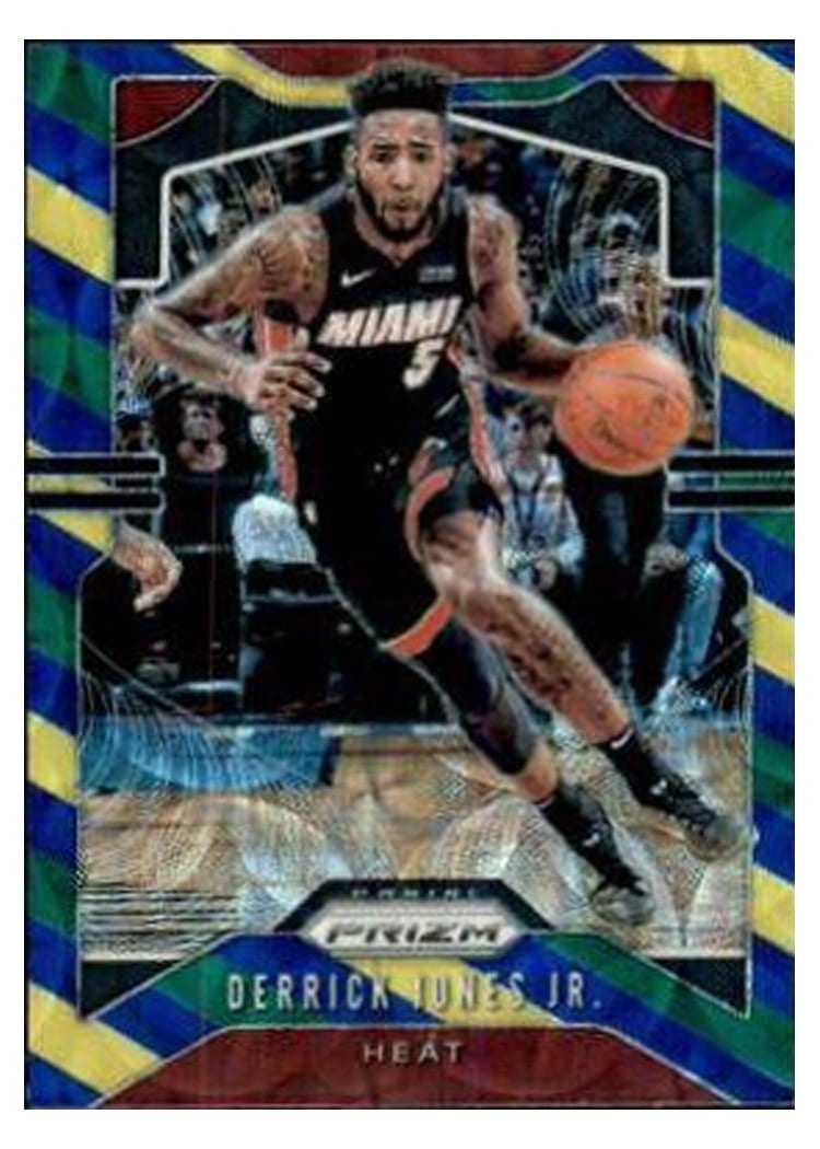 2019-20 Panini Prizm Base Set Derrick Jones Jr. #150 card
