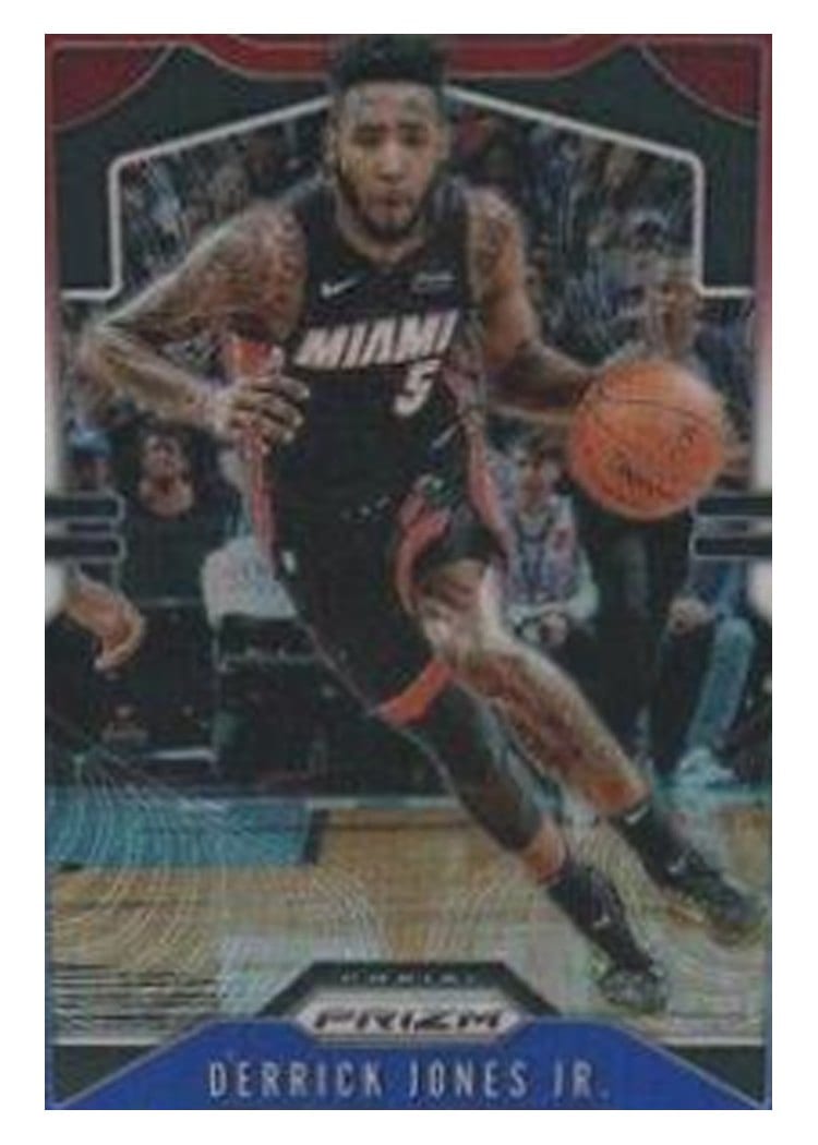2019-20 Panini Prizm Base Set Derrick Jones Jr. #150 card