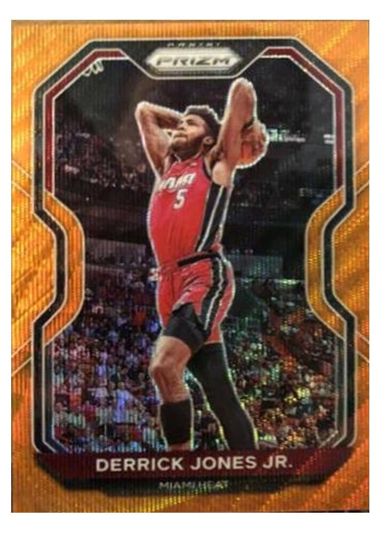 2020-21 Panini Prizm Base Set Derrick Jones Jr. #55 card