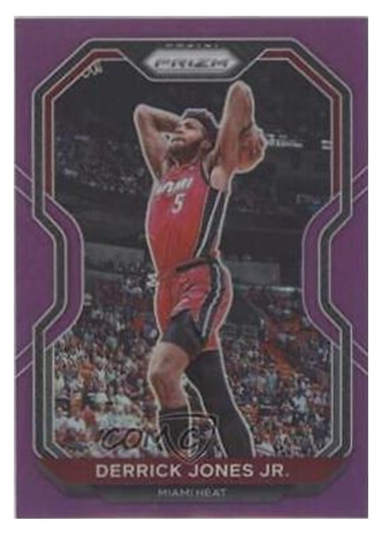 2020-21 Panini Prizm Base Set Derrick Jones Jr. #55 card