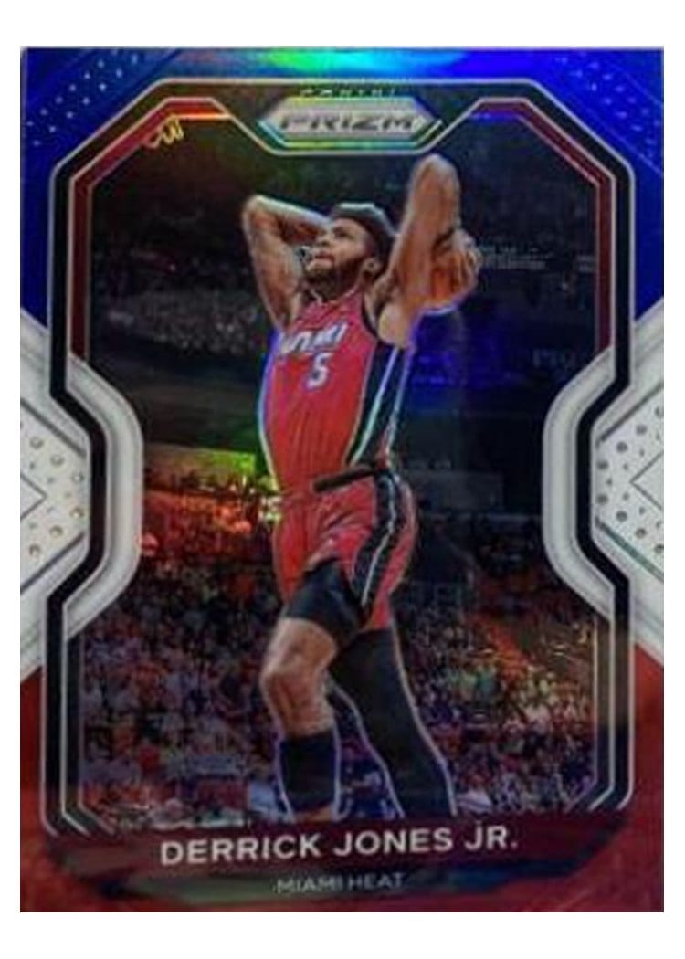 2020-21 Panini Prizm Base Set Derrick Jones Jr. #55 card