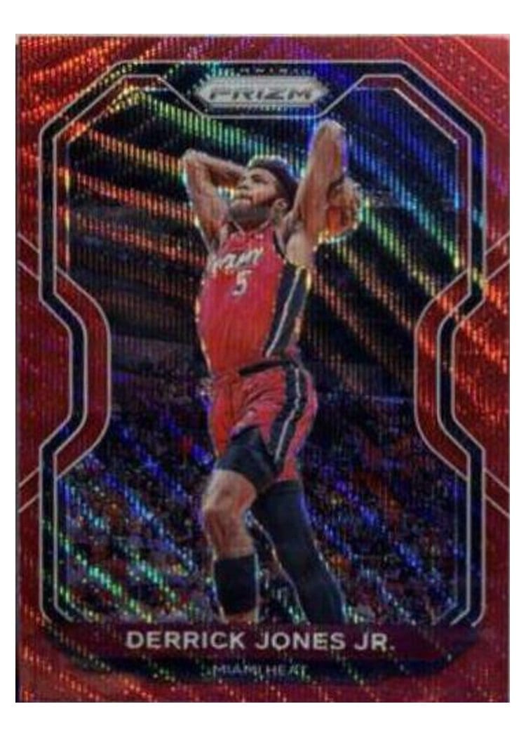 2020-21 Panini Prizm Base Set Derrick Jones Jr. #55 card