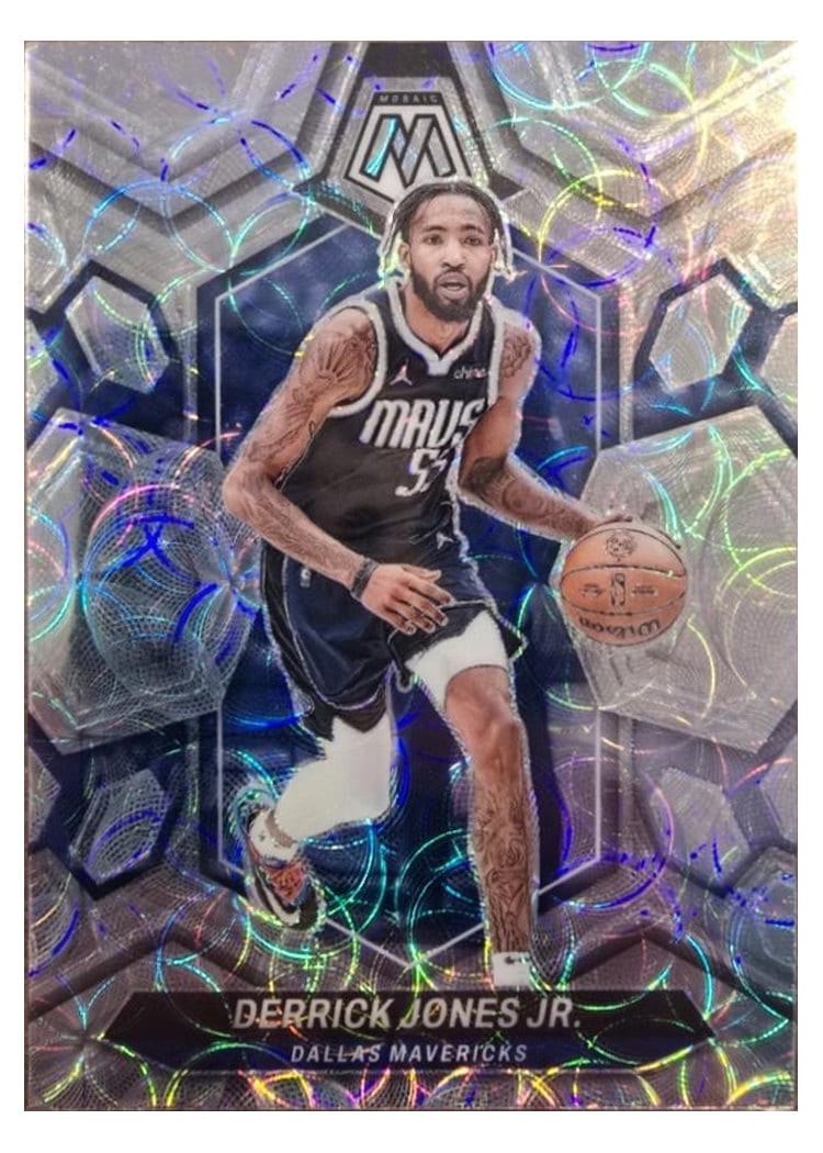 2023-24 Panini Mosaic Base Set Derrick Jones Jr. #4 card