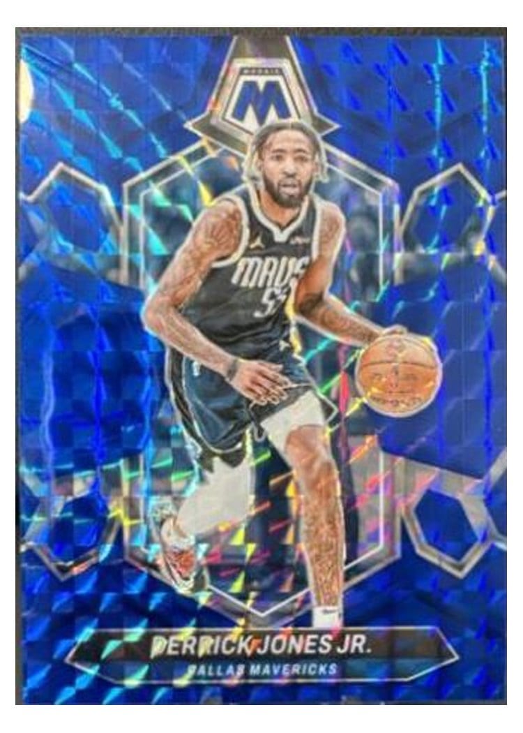 2023-24 Panini Mosaic Base Set Derrick Jones Jr. Blue #4 card