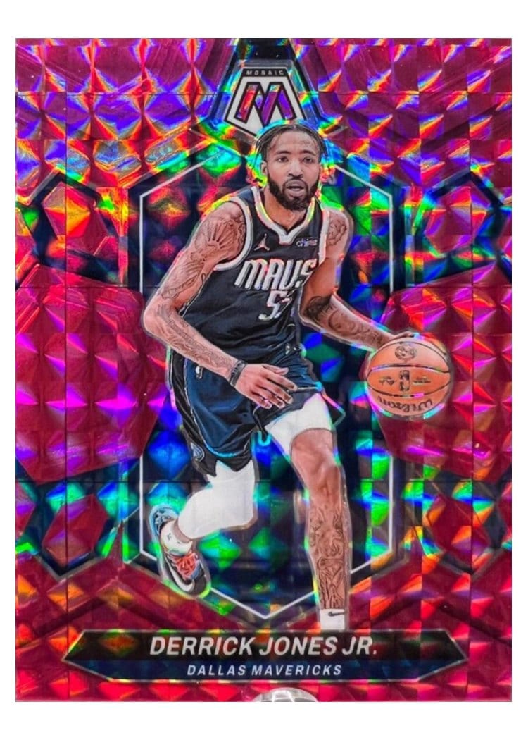 2023-24 Panini Mosaic Base Set Derrick Jones Jr. #4 card