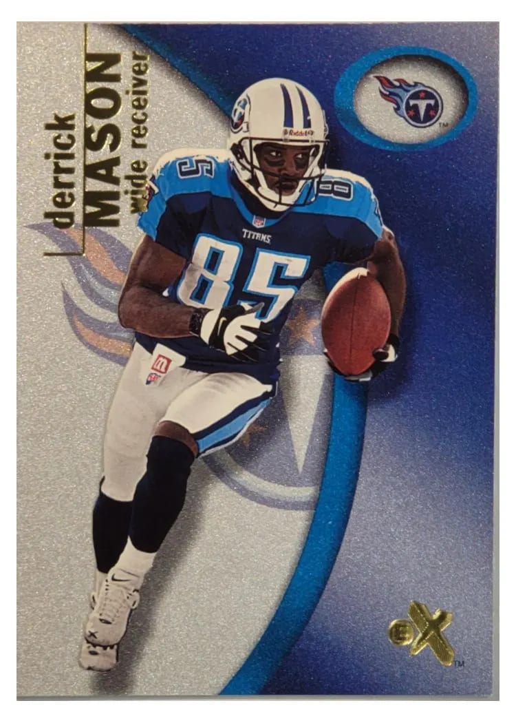 2001 Fleer E X Derrick Mason #68 card