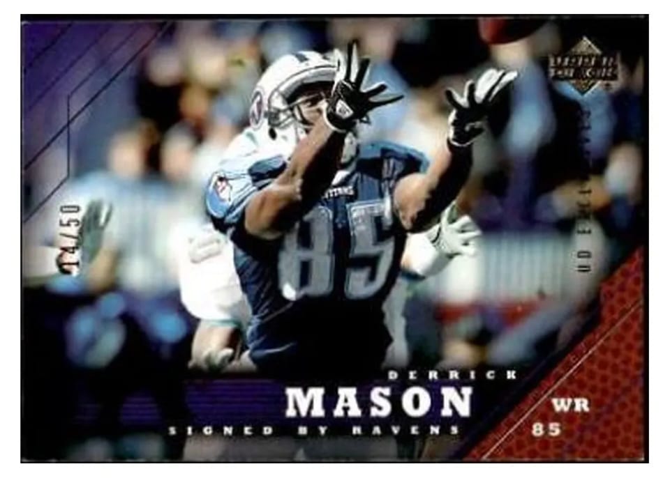 2005 Upper Deck Derrick Mason #18 card