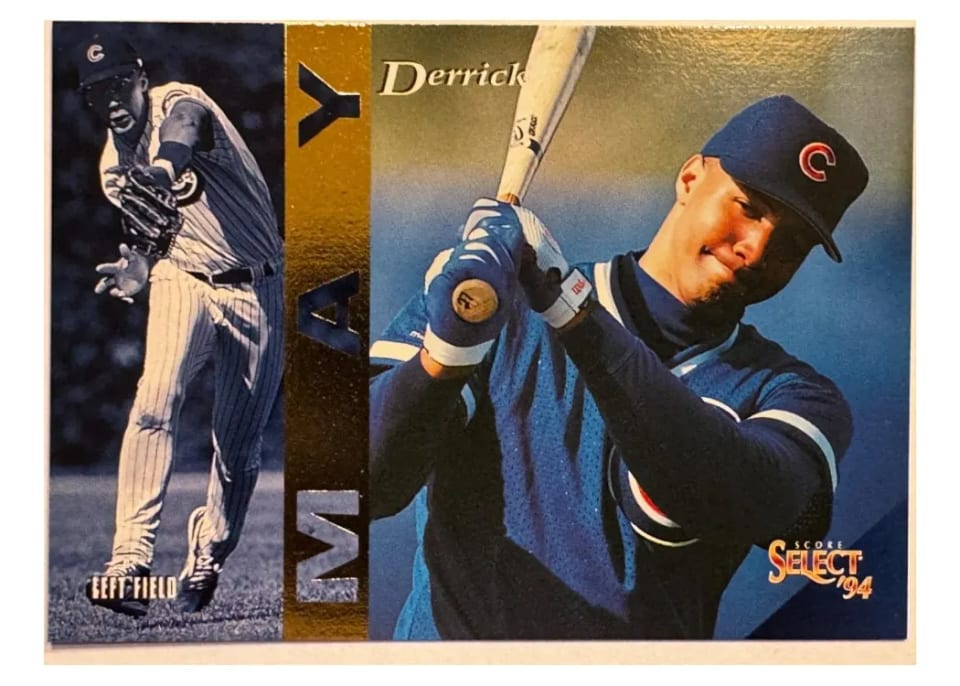 1994 Select Derrick May #38 card