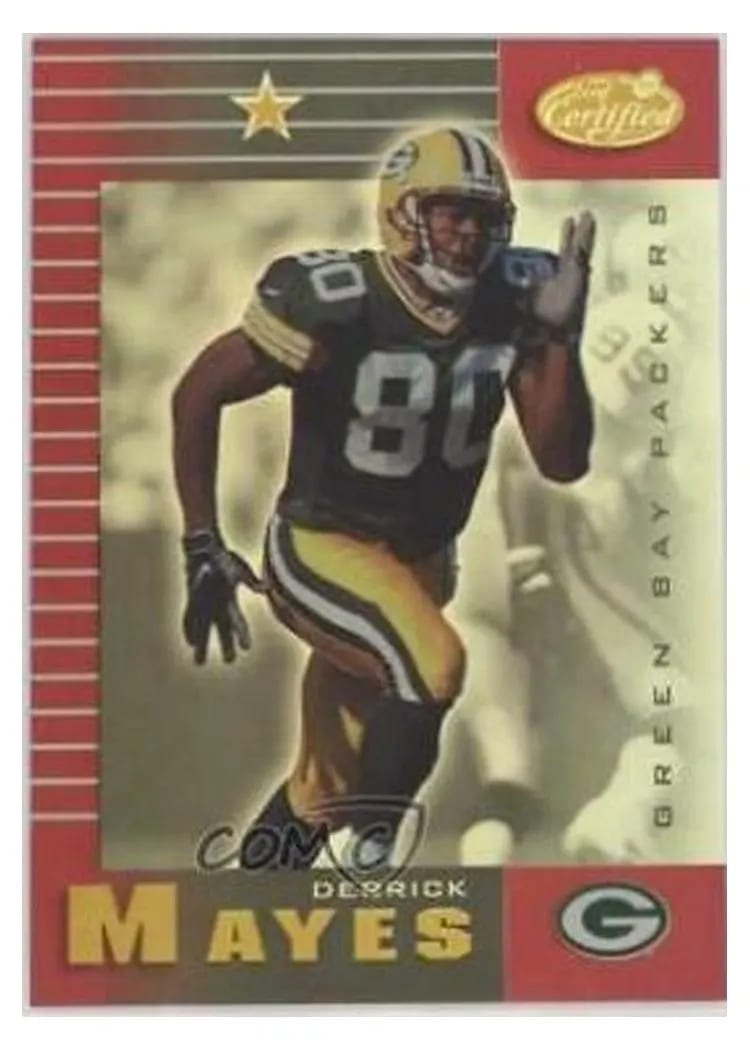 1999 Leaf Certified Derrick Mayes #39 card