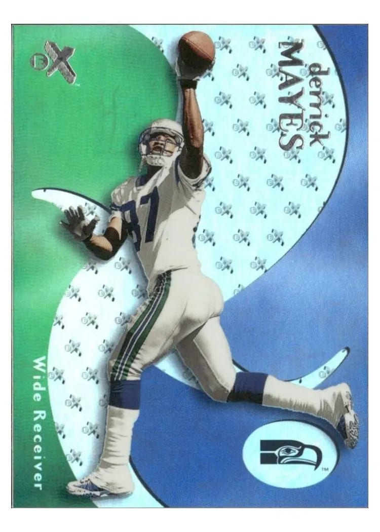 2000 Fleer E X Derrick Mayes #14 card