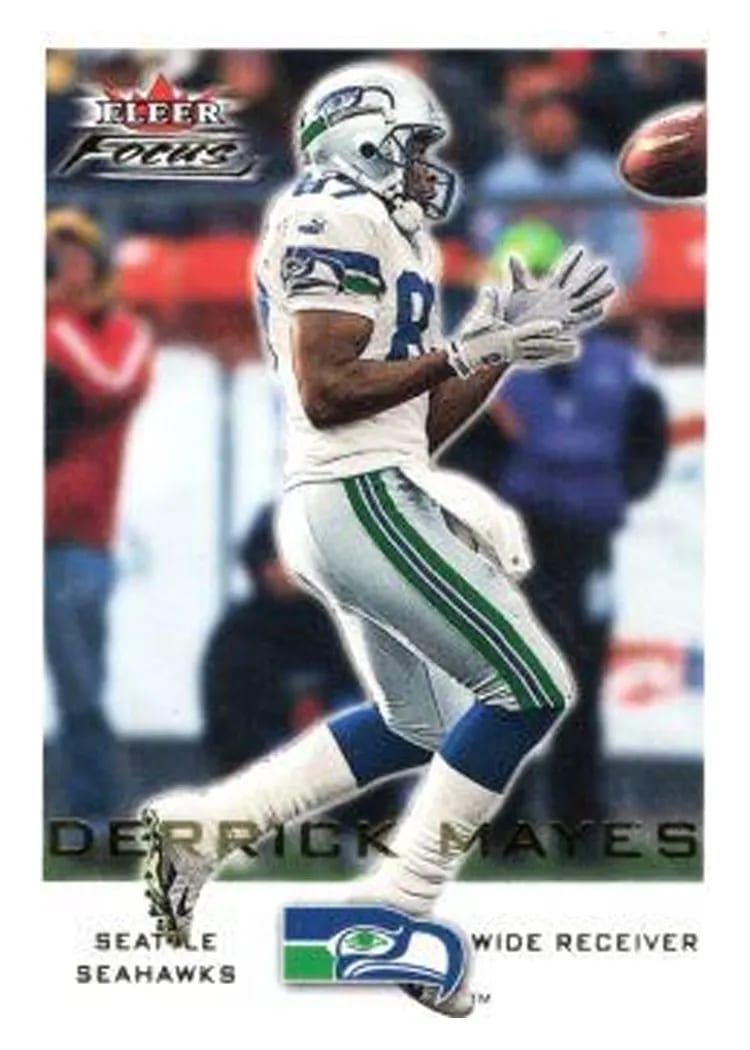 2000 Fleer Focus Derrick Mayes #16 card