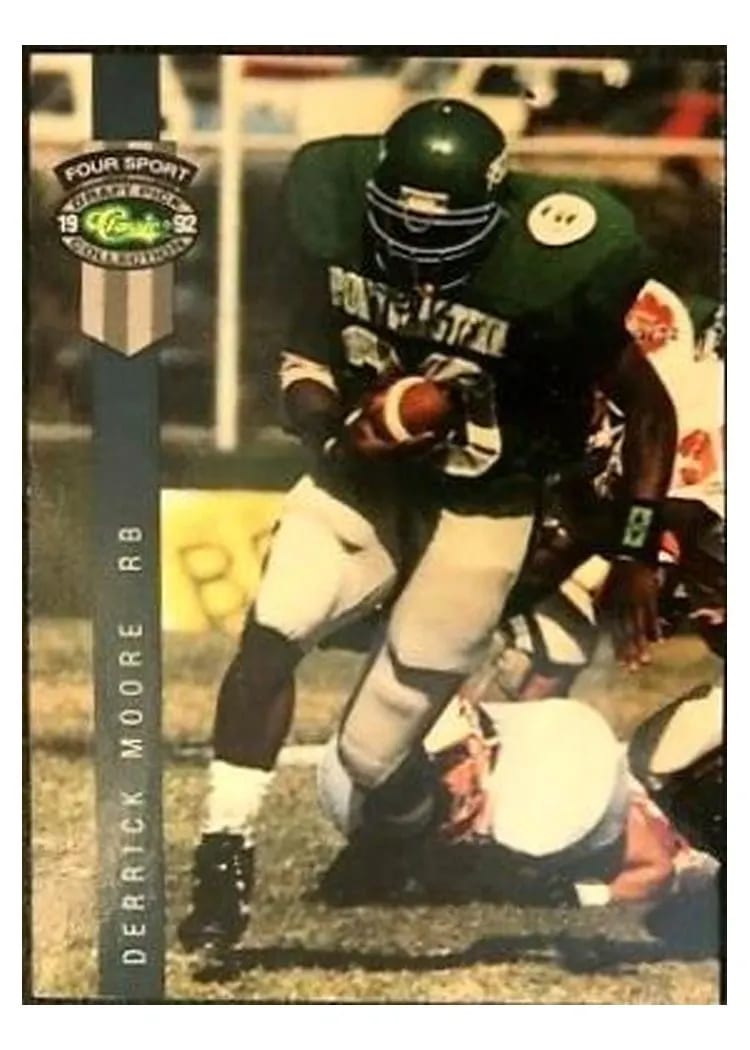 1992 Classic 4 Sport Derrick Moore #144 card