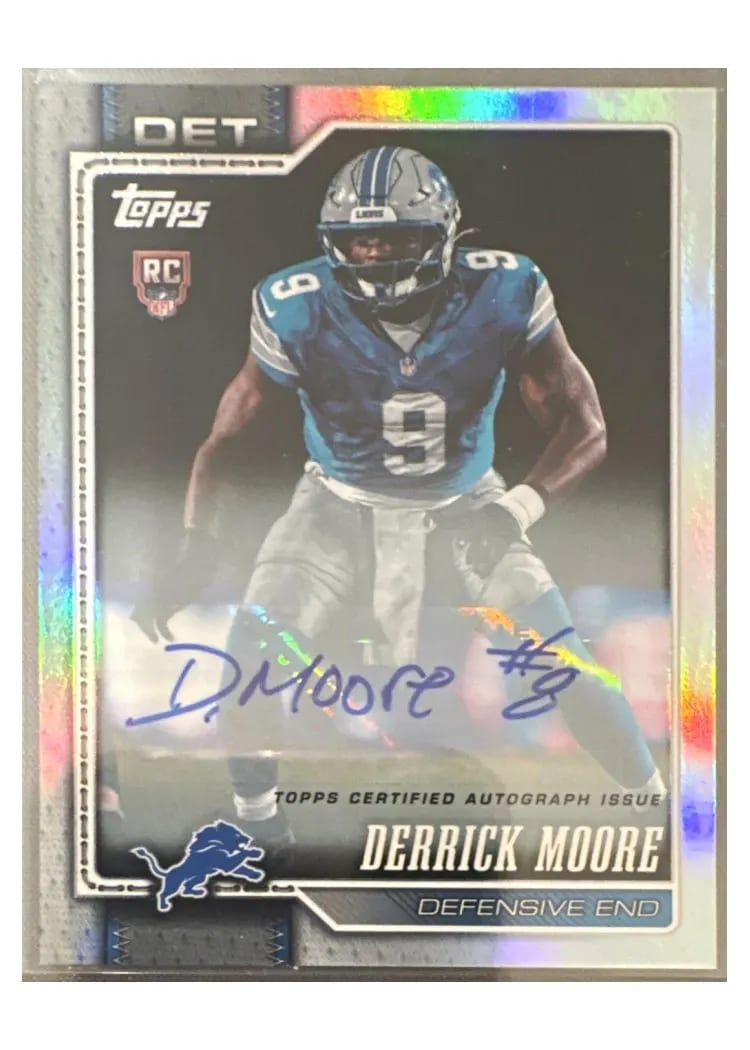 2026 Topps Flagship Real One Autograph Derrick Moore #317 card