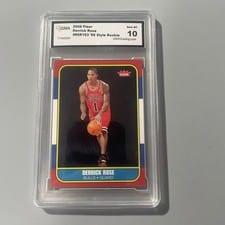 2008 Fleer 1986-87 Rookies Derrick Rose #163 card