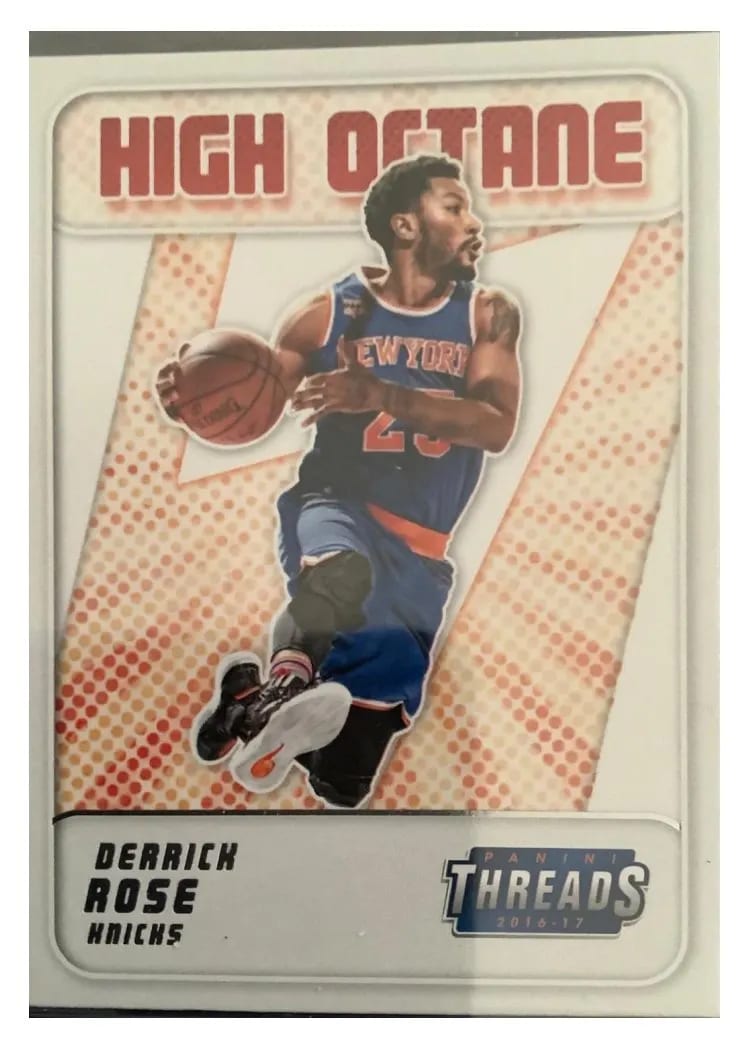 2016 Panini Threads High Octane Derrick Rose #2 card