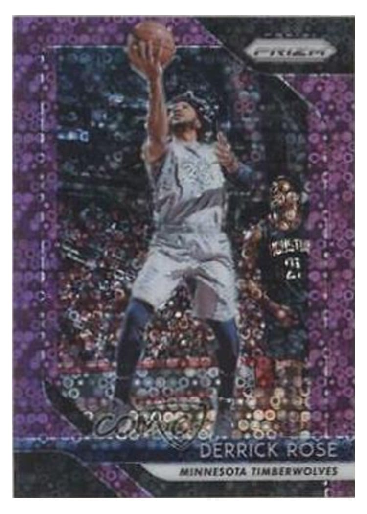 2018-19 Panini Prizm Base Set Derrick Rose #77 card