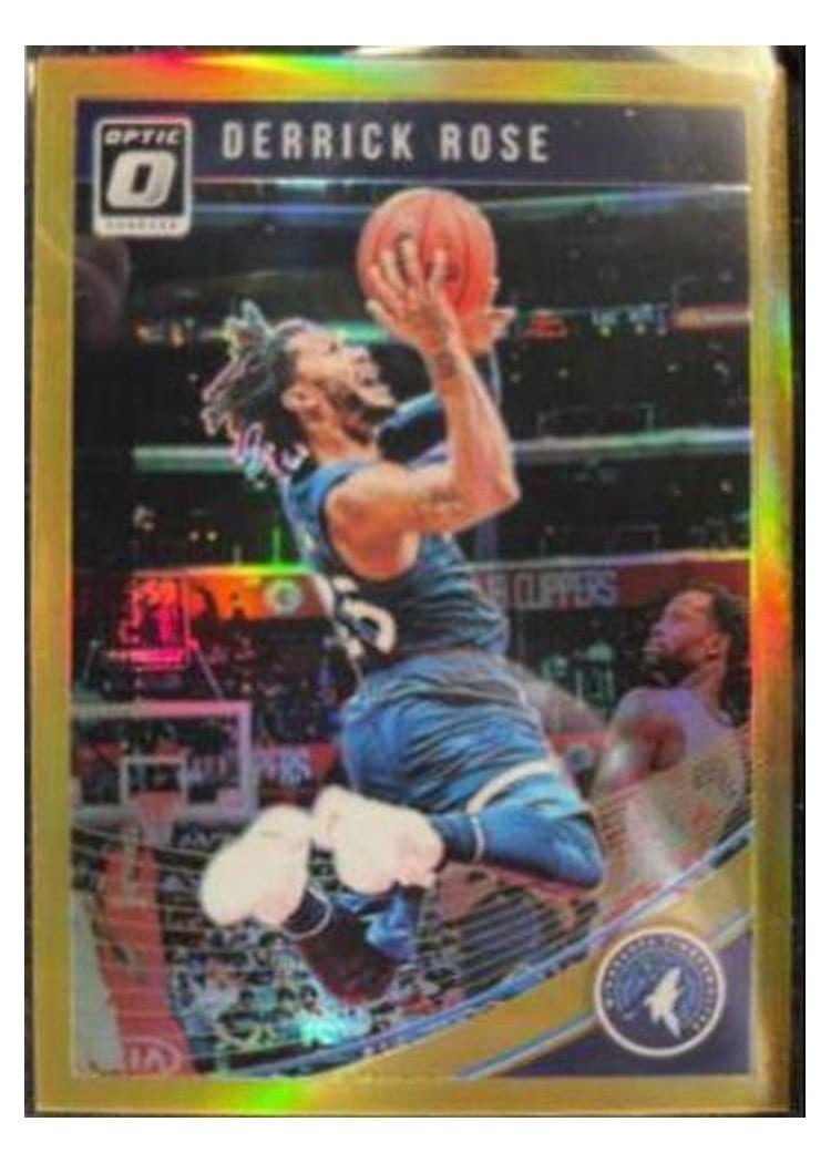 2018-19 Panini Prizm Base Set Derrick Rose #77 card