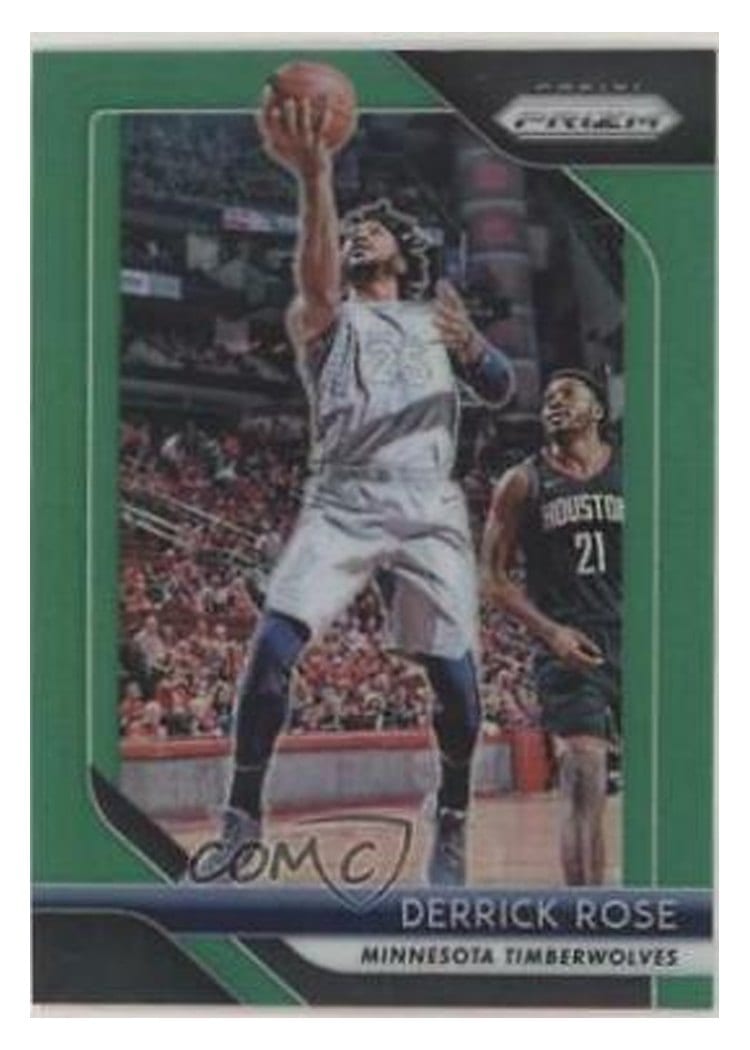2018-19 Panini Prizm Base Set Derrick Rose #77 card