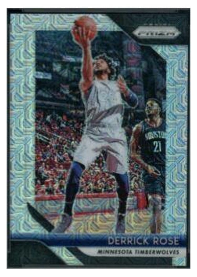 2018-19 Panini Prizm Base Set Derrick Rose #77 card