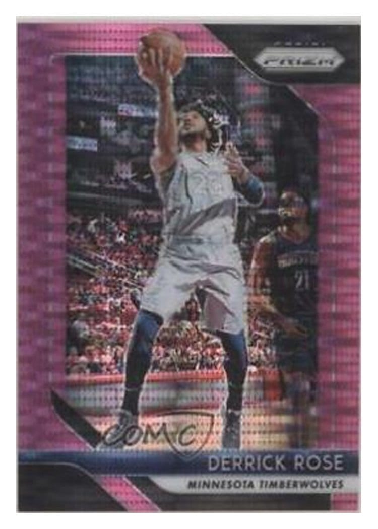 2018-19 Panini Prizm Base Set Derrick Rose #77 card