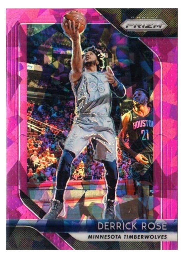 2018-19 Panini Prizm Base Set Derrick Rose #77 card