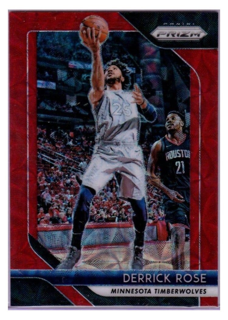 2018-19 Panini Prizm Base Set Derrick Rose #77 card