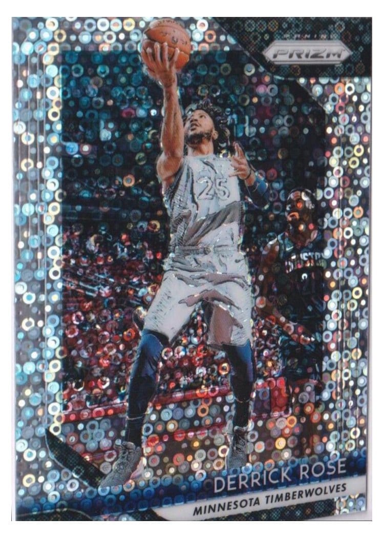 2018-19 Panini Prizm Base Set Derrick Rose #77 card