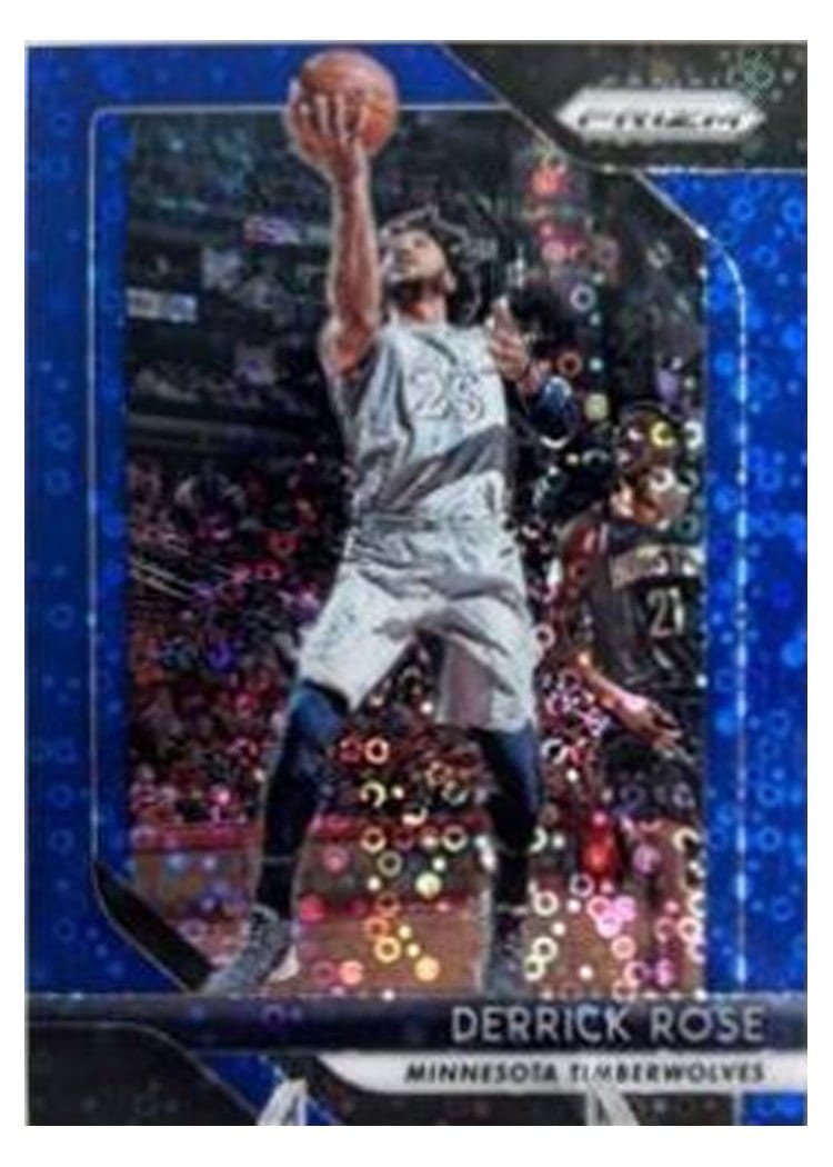 2018-19 Panini Prizm Base Set Derrick Rose #77 card
