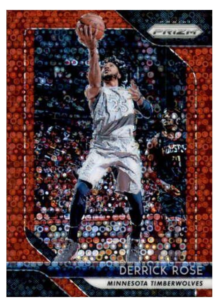 2018-19 Panini Prizm Base Set Derrick Rose #77 card